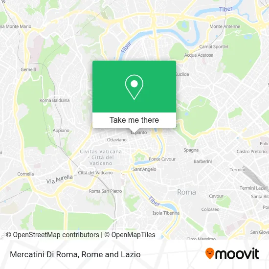 Mercatini Di Roma map