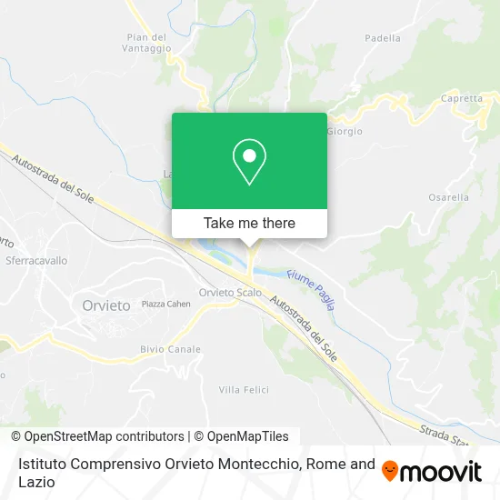 Istituto Comprensivo Orvieto Montecchio map