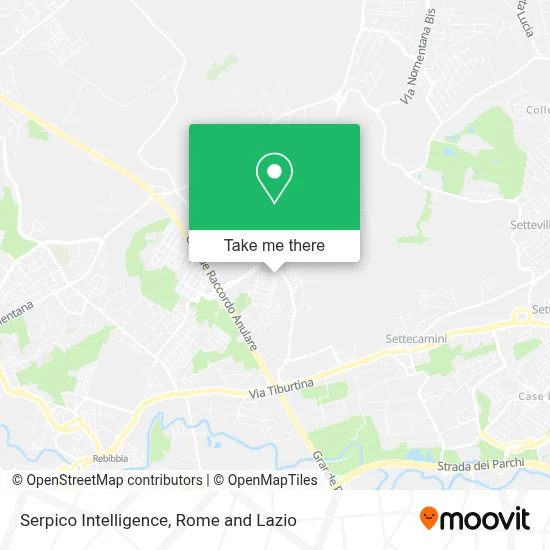 Serpico Intelligence map