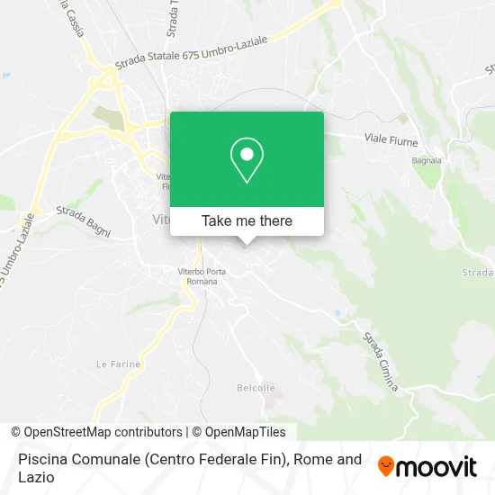 Piscina Comunale (Centro Federale Fin) map