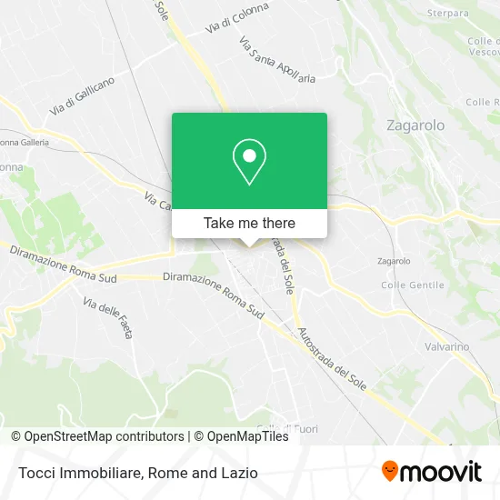 Tocci Immobiliare map