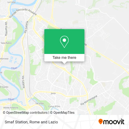 Smaf Station map