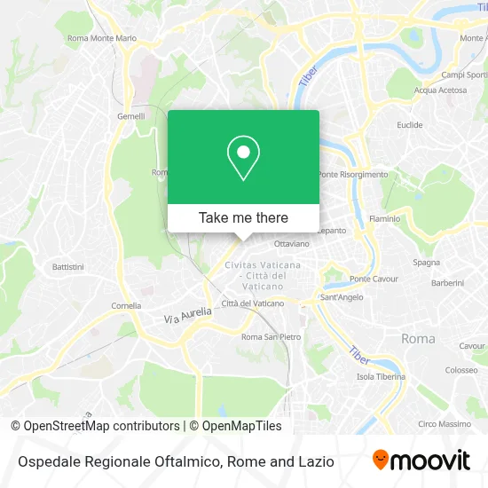 Ospedale Regionale Oftalmico map