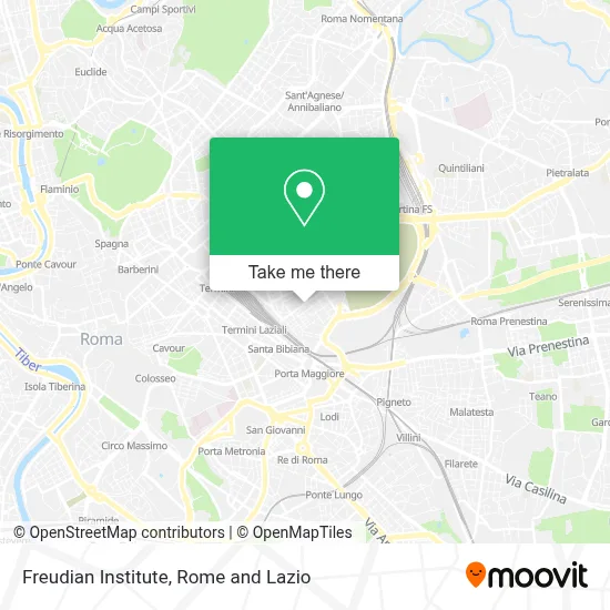 Freudian Institute map