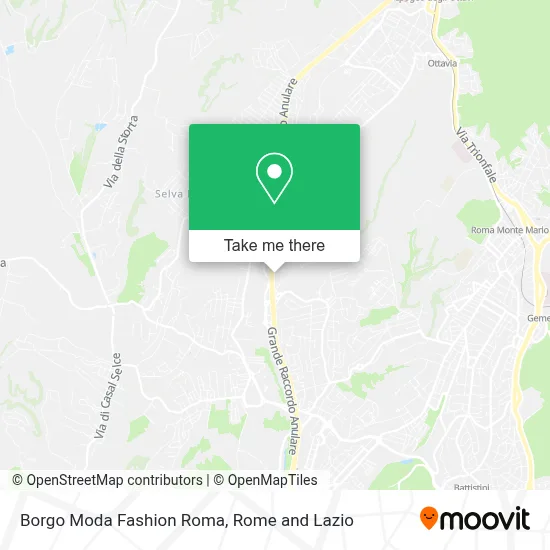 Borgo Moda Fashion Roma map
