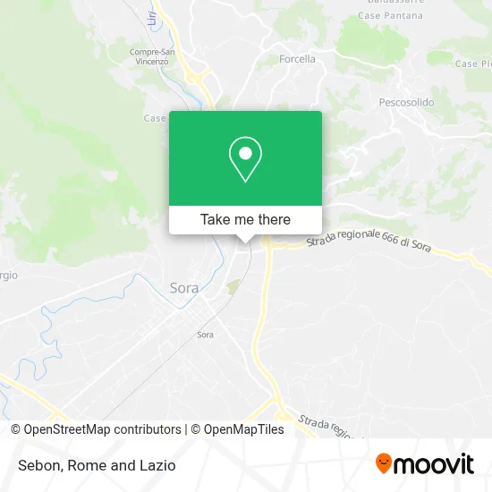 Sebon map