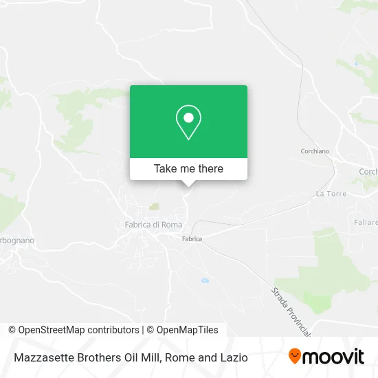 Mazzasette Brothers Oil Mill map