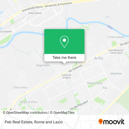 Peb Real Estate map