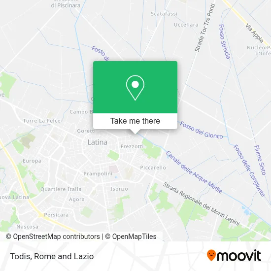 Todis map