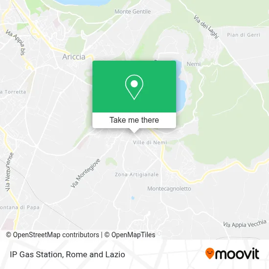 IP Gas Station map
