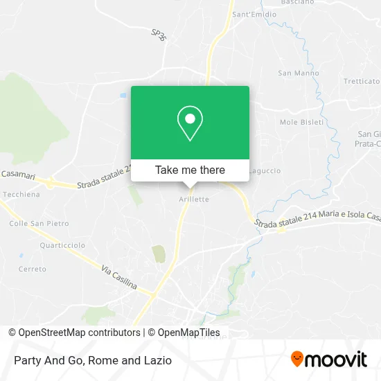 Party And Go map