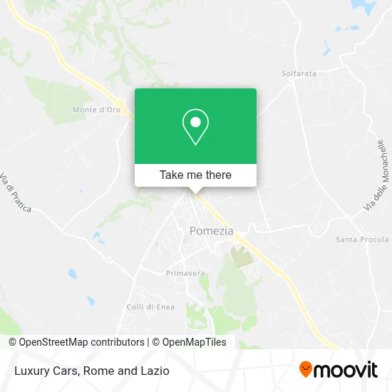 Luxury Cars map