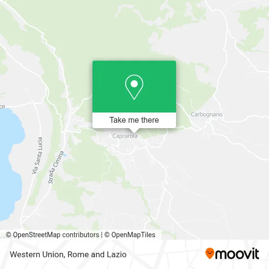 Western Union map