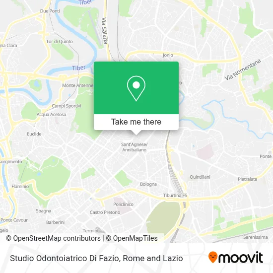 Studio Odontoiatrico Di Fazio map