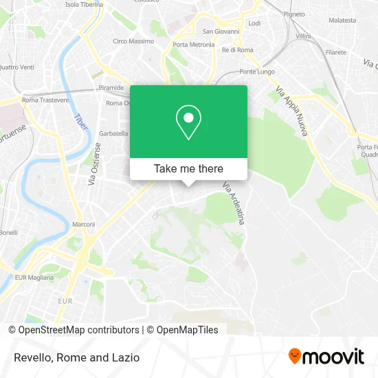 Revello map