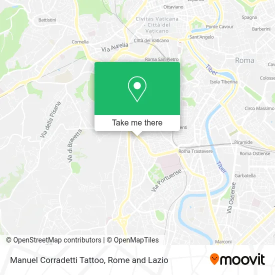 Manuel Corradetti Tattoo map