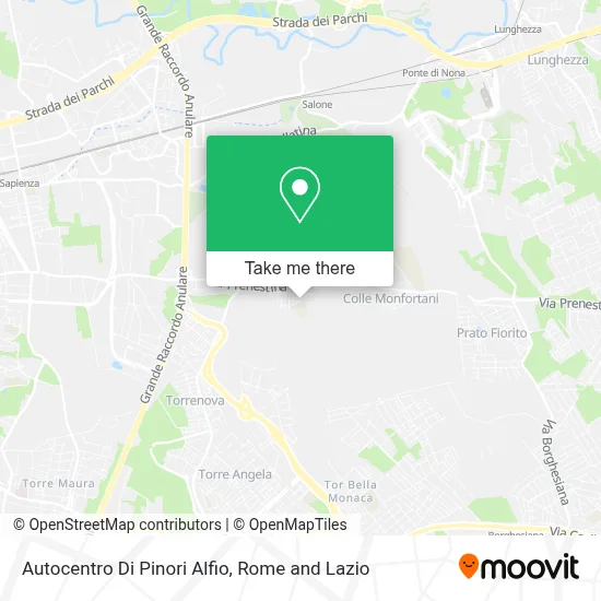 Autocentro Di Pinori Alfio map