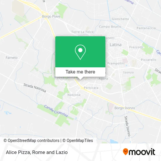 Alice Pizza map