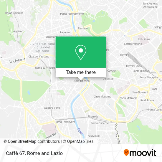 Caffè 67 map