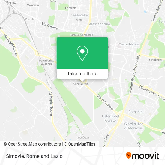Simovie map