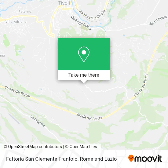 Fattoria San Clemente Frantoio map