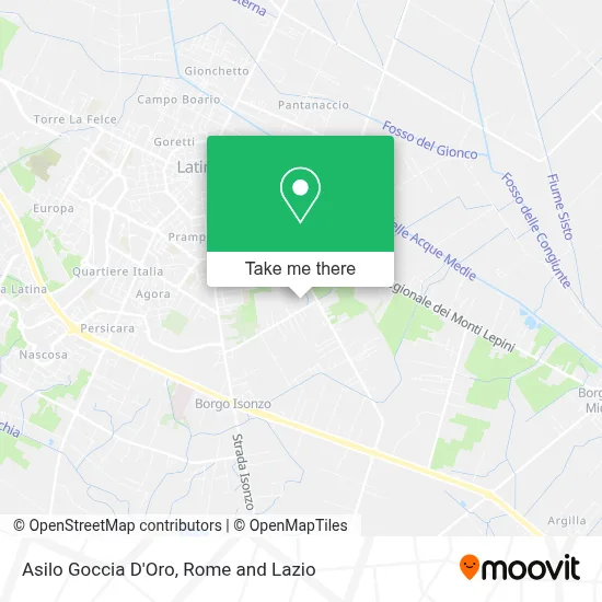 Asilo Goccia D'Oro map