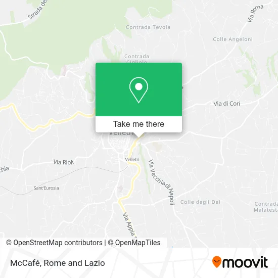 McCafé map