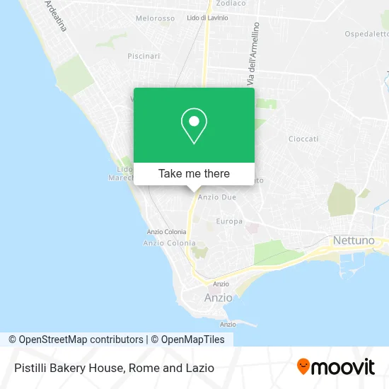 Pistilli Bakery House map