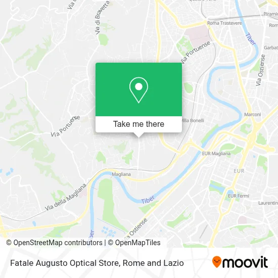 Fatale Augusto Optical Store map