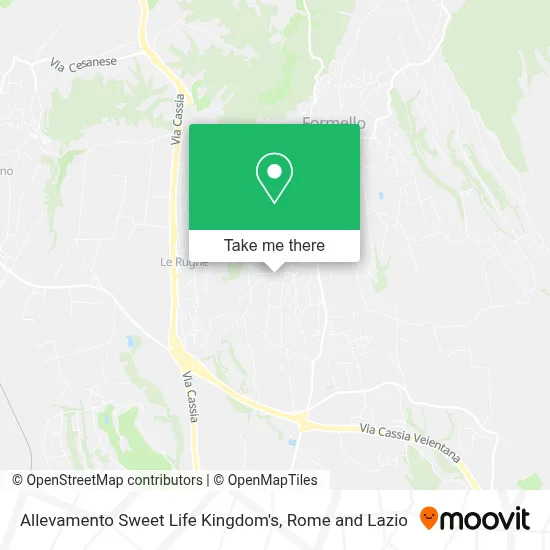 Allevamento Sweet Life Kingdom's map