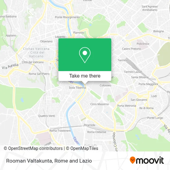 Rooman Valtakunta map