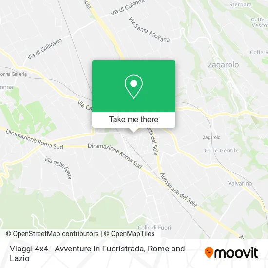 Viaggi 4x4 - Avventure In Fuoristrada map