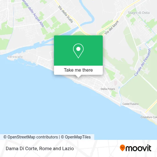 Dama Di Corte map