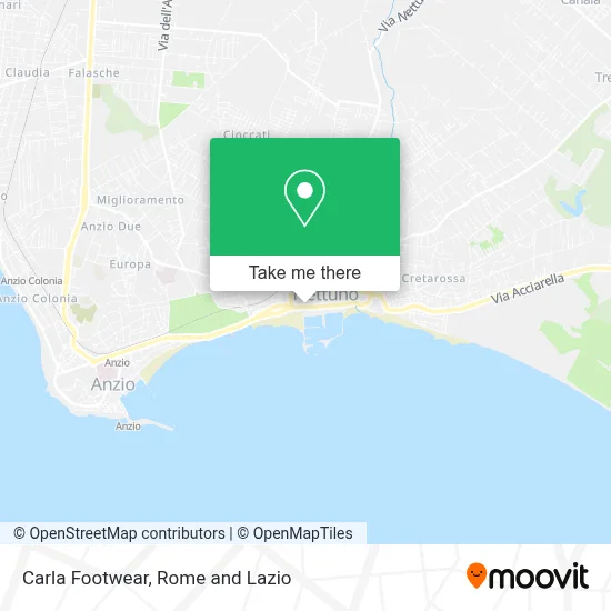 Carla Footwear map