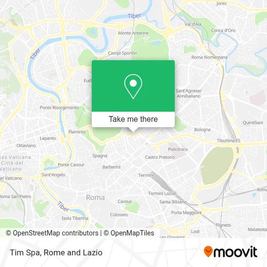 Tim Spa map