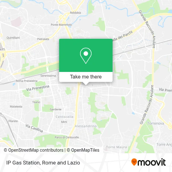 IP Gas Station map