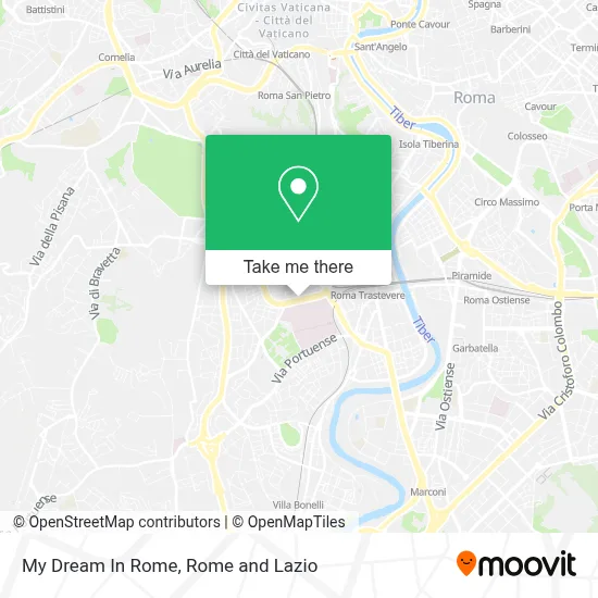 My Dream In Rome map
