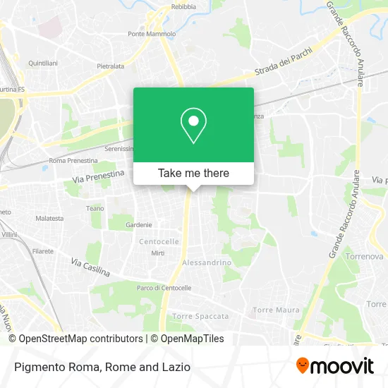Pigmento Roma map