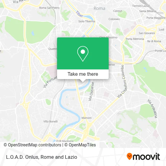 L.O.A.D. Onlus map