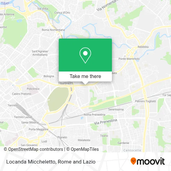 Locanda Miccheletto map