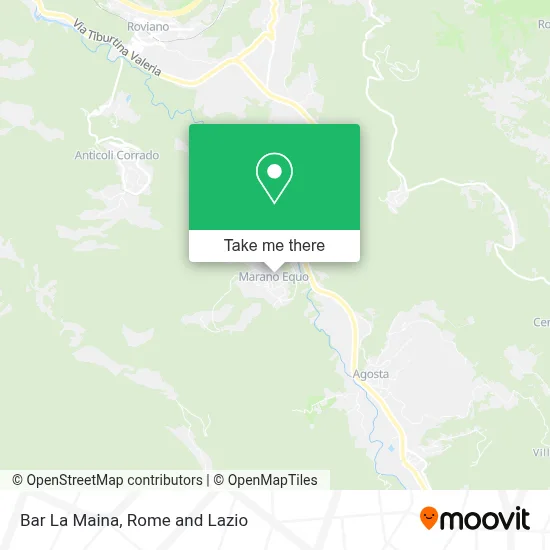 Bar La Maina map