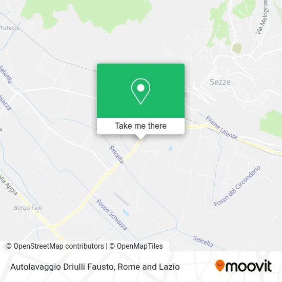Autolavaggio Driulli Fausto map
