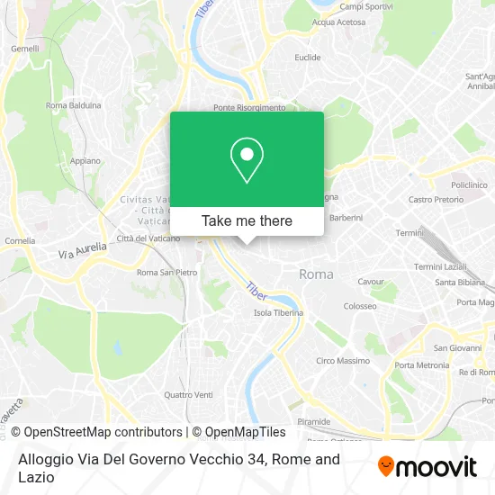 Alloggio Via Del Governo Vecchio 34 map