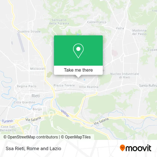 Ssa Rieti map