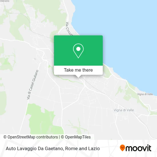 Auto Lavaggio Da Gaetano map