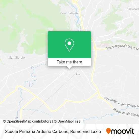 Scuola Primaria Arduino Carbone map