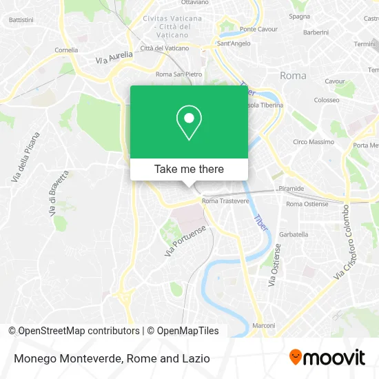 Monego Monteverde map