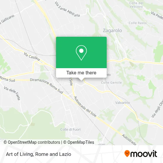 Art of Living map