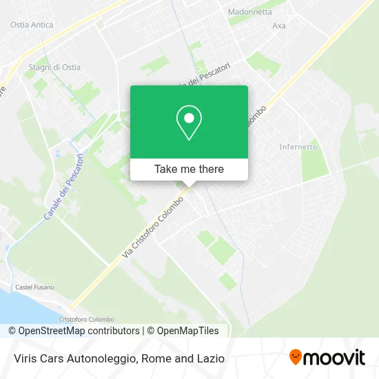 Viris Cars Autonoleggio map