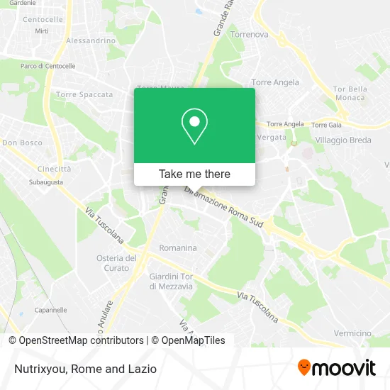 Nutrixyou map